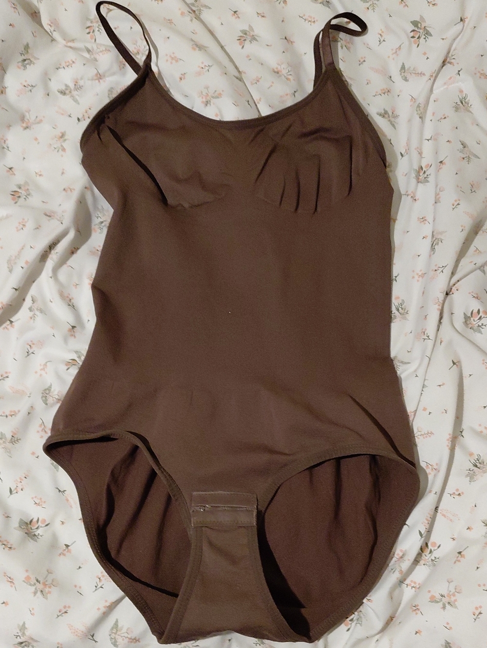 Brown Girls' One-Piece Swimsuit